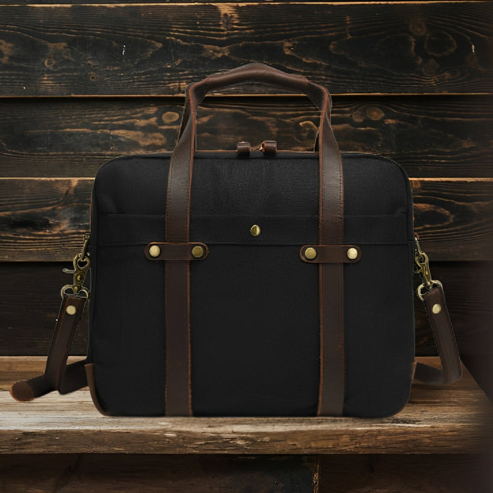 Canvas Laptop Messenger Bag | ASHVILLE
