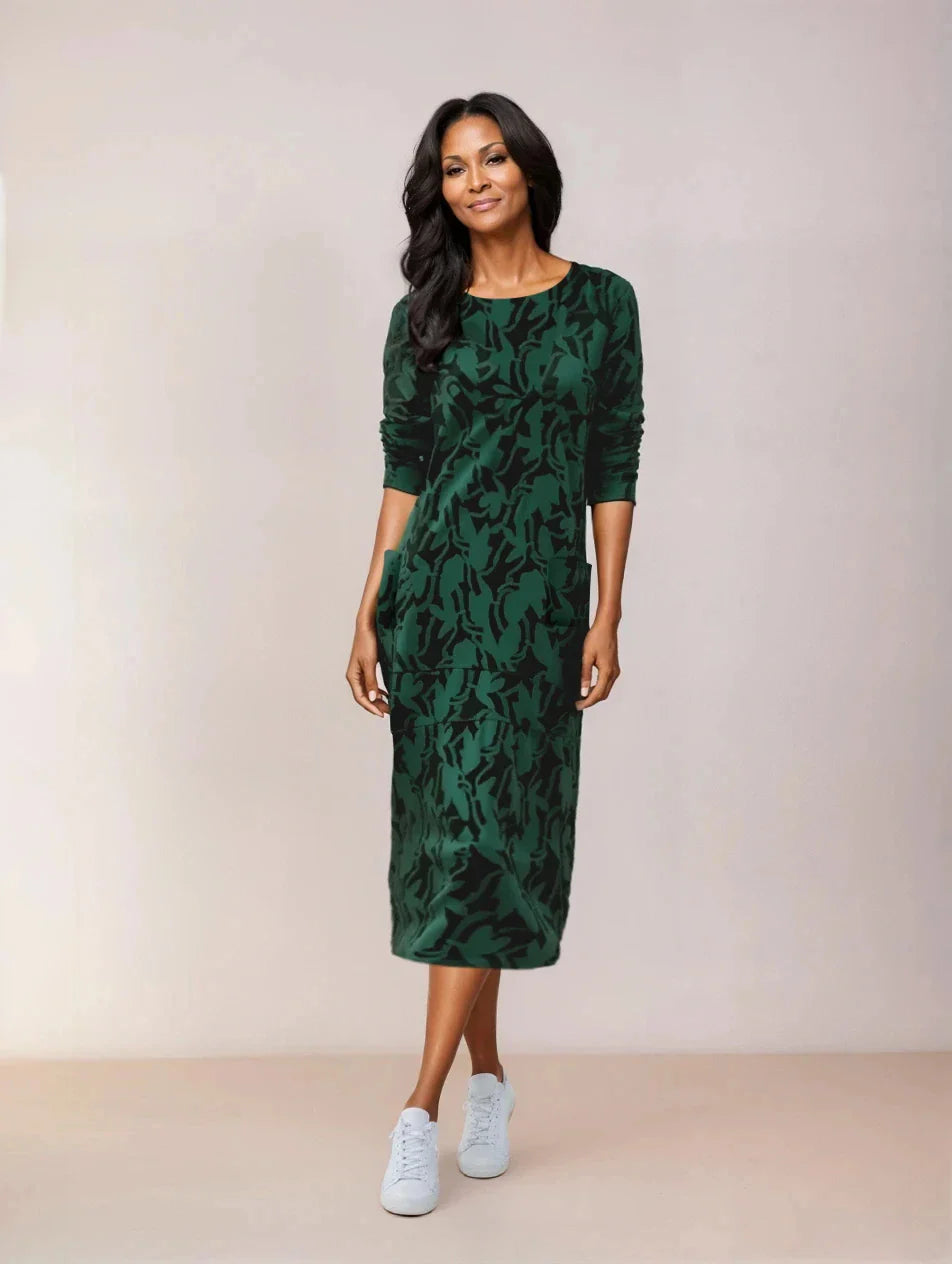 Ava - Elegant Green Dress
