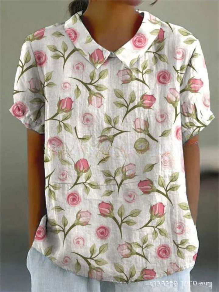 Ombeline™ - Elegant Floral Shirt
