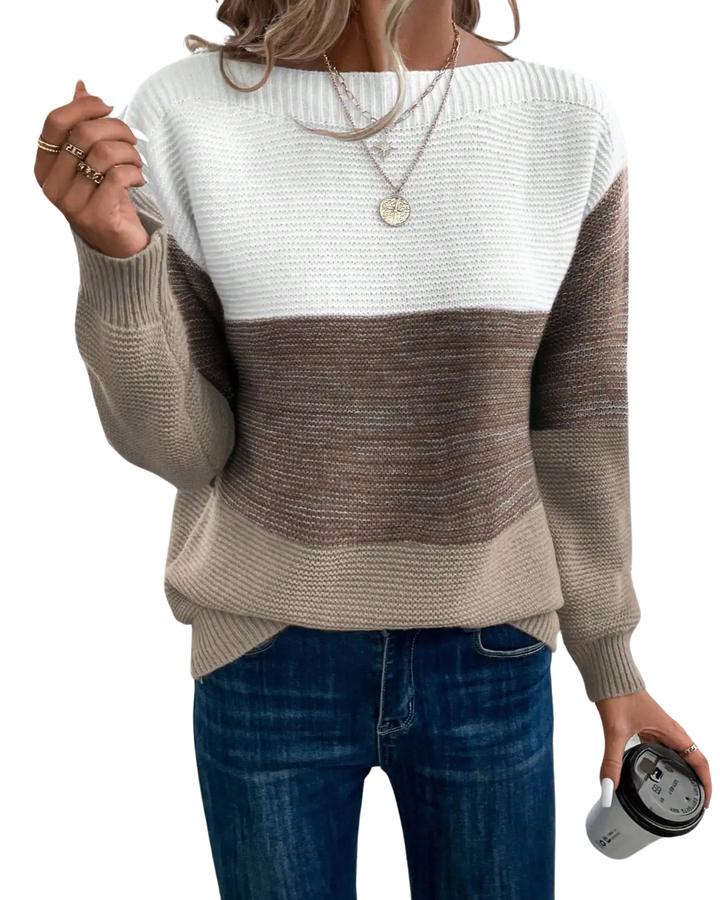Maryse™ - Elegant and Comfortable Ombre Knit Sweater
