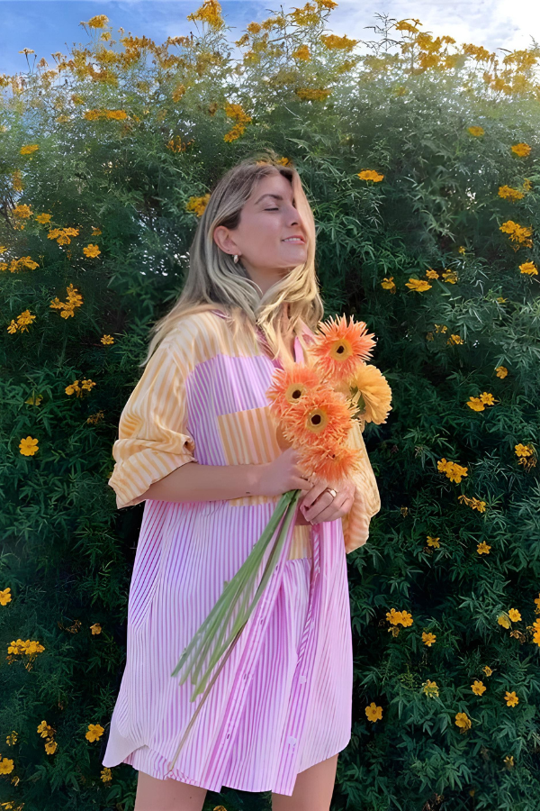 Cadence - Summer Button Down Shirt and Short Set