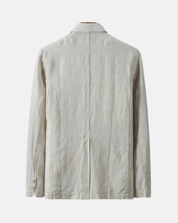Laurent Minimalist Linen Blazer