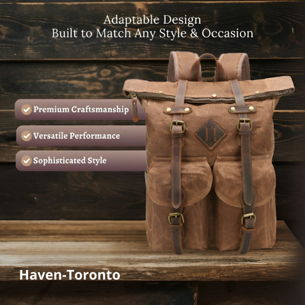 Canvas Laptop Backpack | KRUN