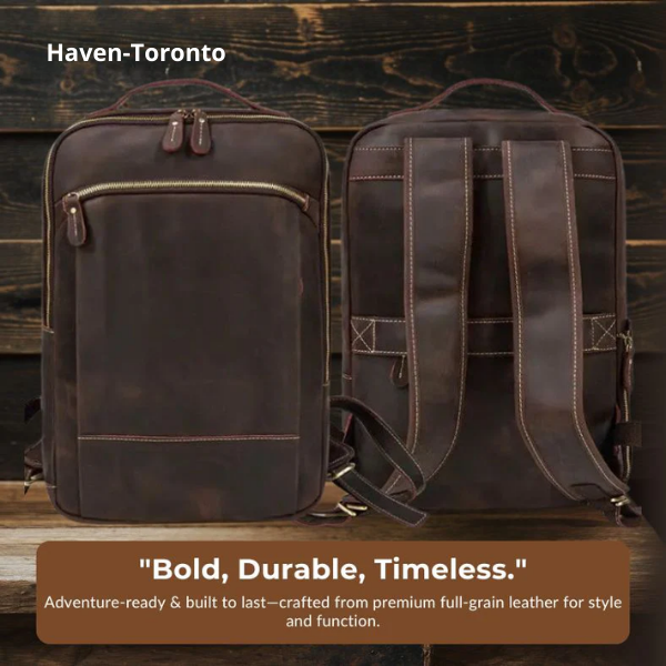 Jett | Vintage Leather Crazy Horse Backpack