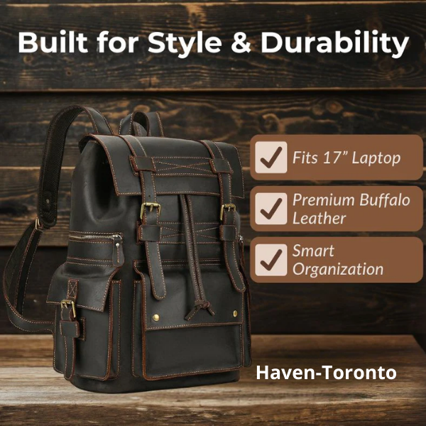 Leandro | Men's Leather Backpack