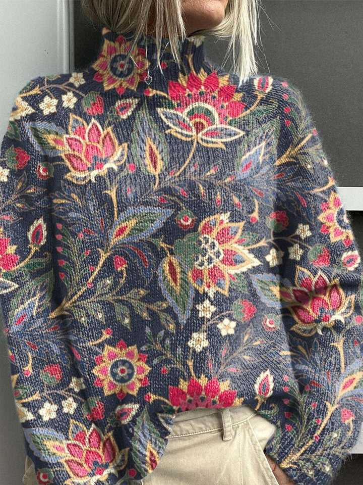 Noelle™ - Rainbow Turtleneck