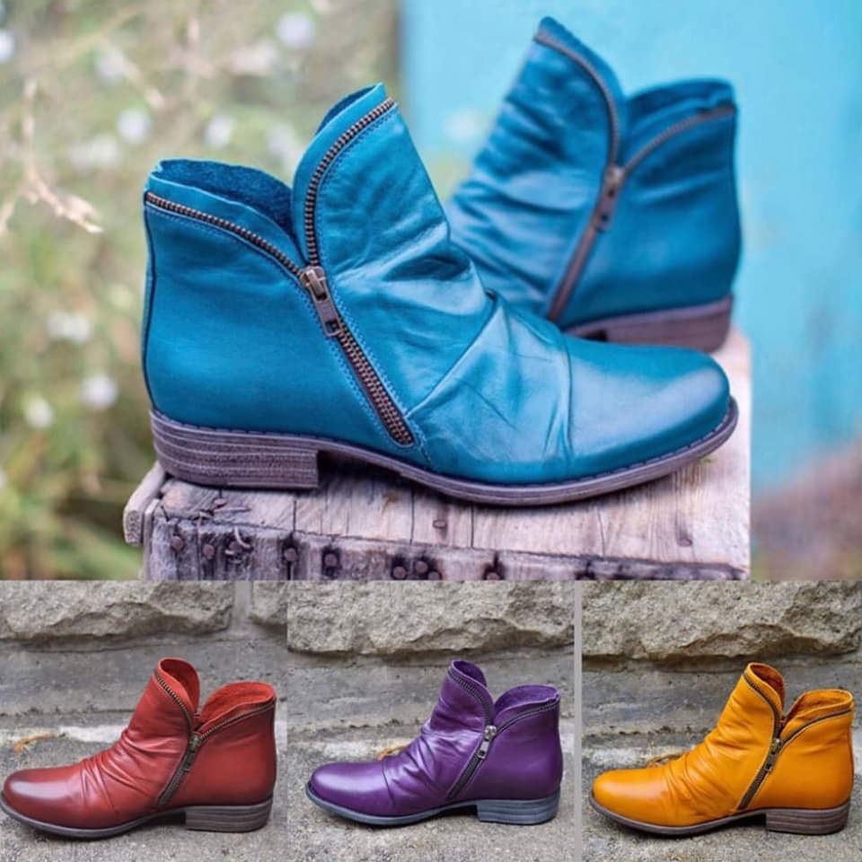 Abigail | Ankle Boots with Zipper